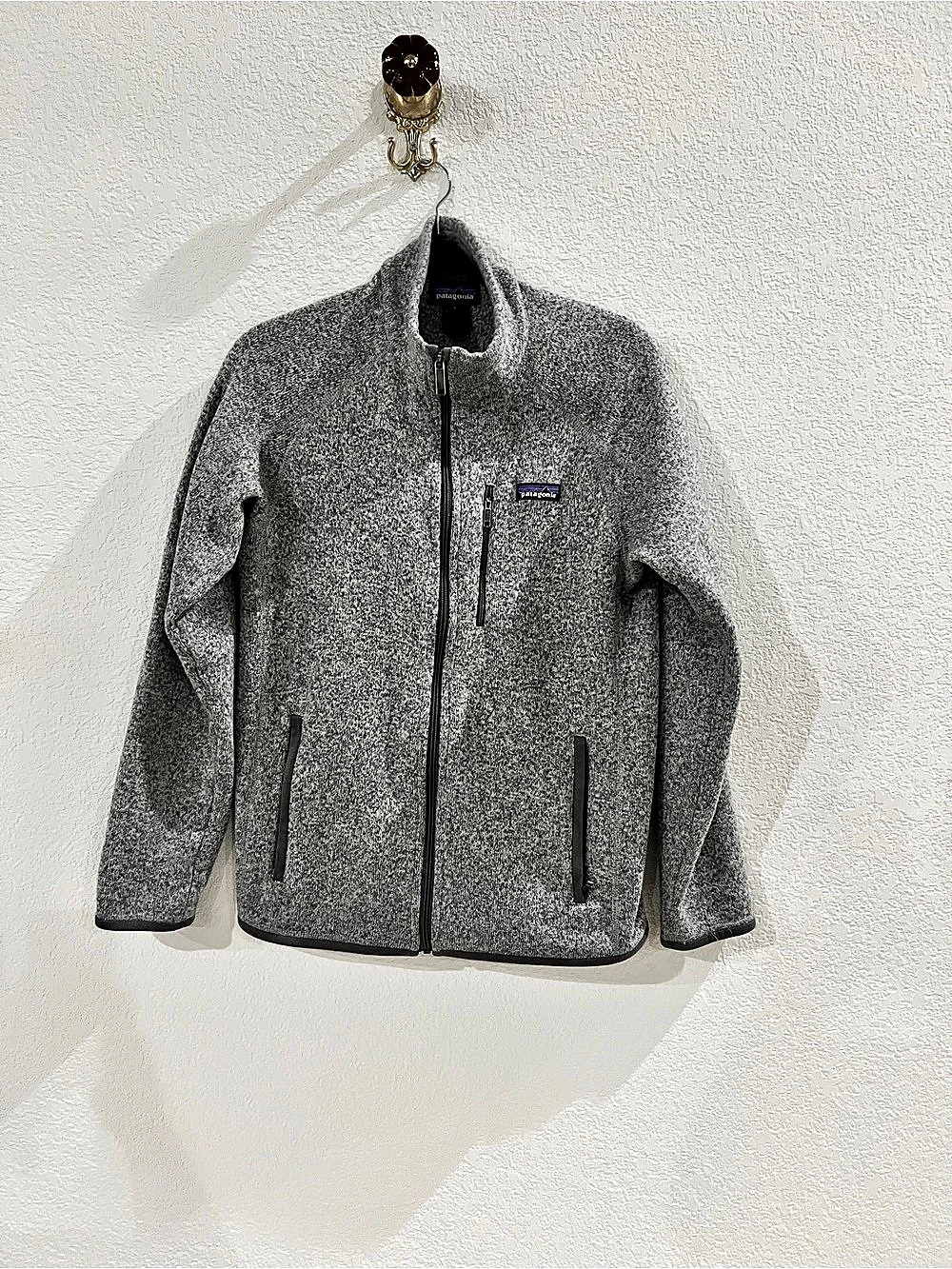 Patagonia Better Sweater Full-Zip Fleece Jacket Gray Small